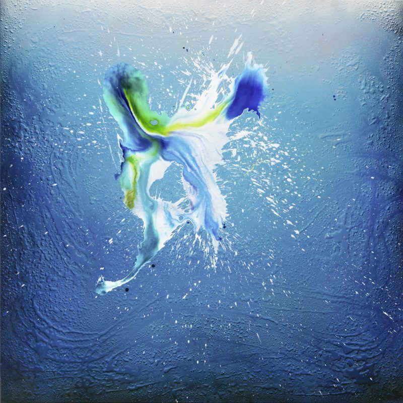 light blessed water 2017, Acryl auf Leinwand, 180 x 180 cm