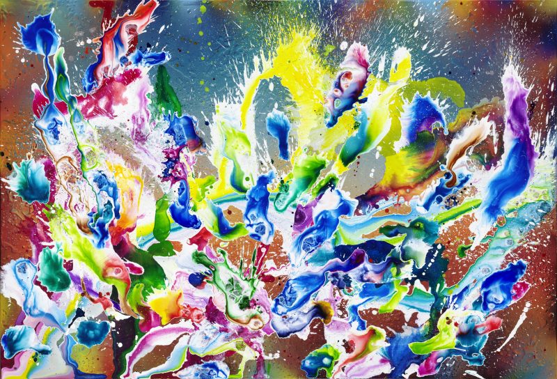 Christian Awe joie de vivre 2025 Acryl auf Leinwand 150 x 200 cm
