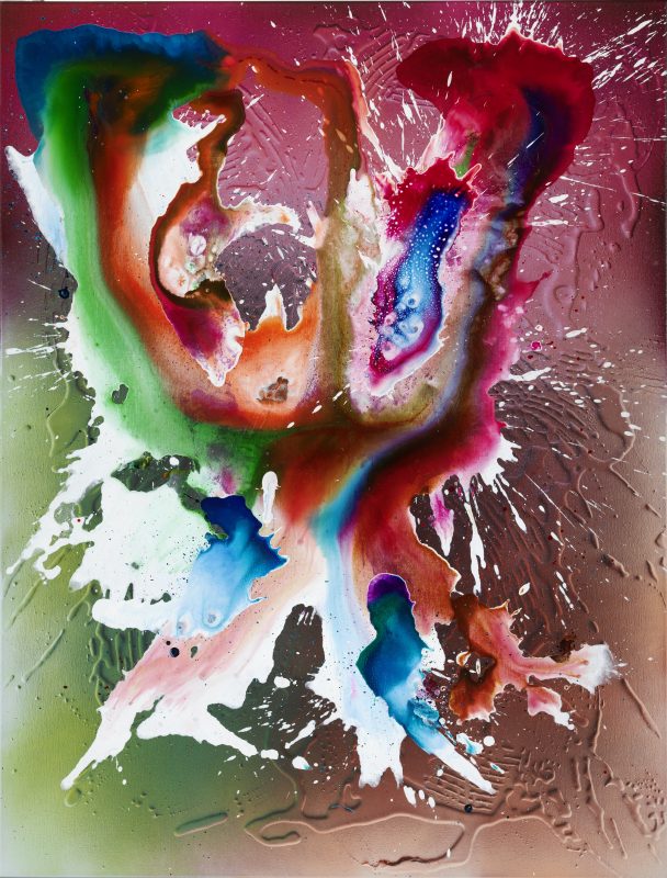 gesture 2025, Acryl auf Leinwand, 145 x 110 cm