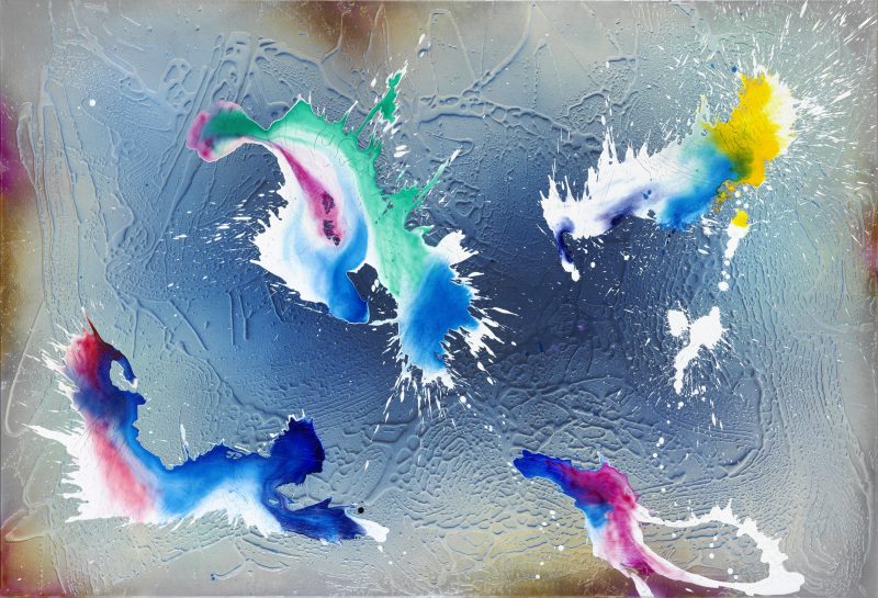 free flow 2026, Acryl auf Leinwand, 150 x 220 cm